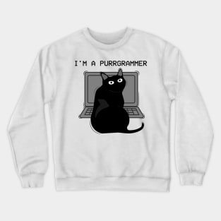 I'm A Purrgrammer Crewneck Sweatshirt